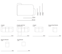 Canapé Modulable 3 Places en Tissu Bouclé Blanc – Design Contemporain Haut de Gamme Uniqam Design